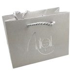 Silver-tone gift bag