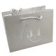 Silver-tone gift bag