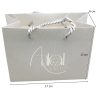 Silver-tone gift bag
