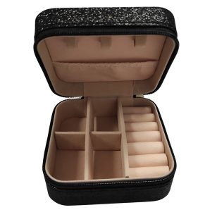 Elegant travel jewelry box