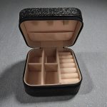 Elegant travel jewelry box