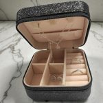 Elegant travel jewelry box