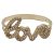 Gold LOVE ring