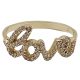 Gold LOVE ring
