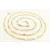 Gold figaro chain 50 cm