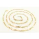 Gold figaro chain 50 cm