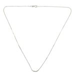 White gold anchor chain 40 cm