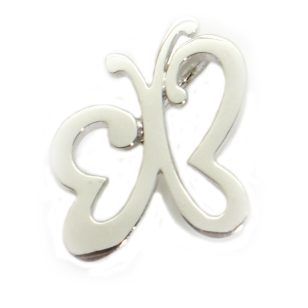 Silver butterfly pendant