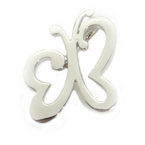 Silver butterfly pendant