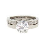 Openable silver ring with "eternal love" engraving