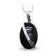 Silver pendant with black onyx