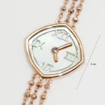 Golden Time silver bracelet in rose gold color