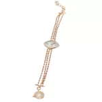 Golden Time silver bracelet in rose gold color