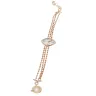 Golden Time silver bracelet in rose gold color