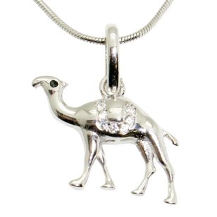 Silver camel pendant