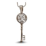 Key to Secrets Silver Pendant