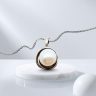 Freshwater pearl silver pendant