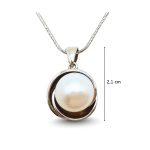 Freshwater pearl silver pendant