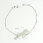 Silver dog bracelet with Scottish Terrier charm