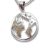 Silver globe pendant