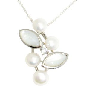Pearl Water Silver Pendant