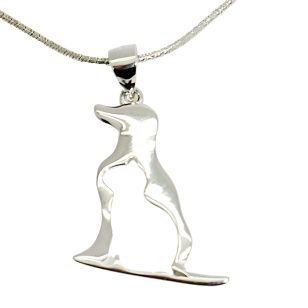 Silver dog and cat pendant