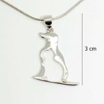 Silver dog and cat pendant