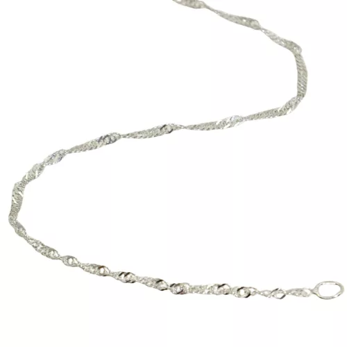Ezüst szingapúri lánc 42 cm
