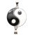 Yin-Yang Pair Pendant in Silver