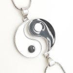 Yin-Yang Pair Pendant in Silver