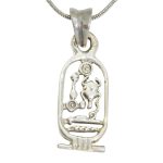 Silver pendant with Egyptian motifs