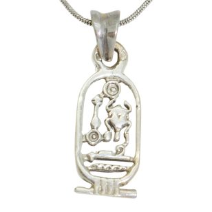 Silver pendant with Egyptian motifs
