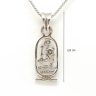 Silver pendant with Egyptian motifs