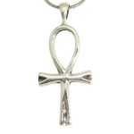 Silver pendant with Egyptian Ankh cross