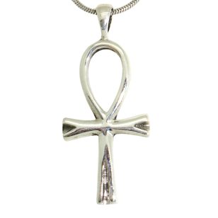 Silver pendant with Egyptian Ankh cross