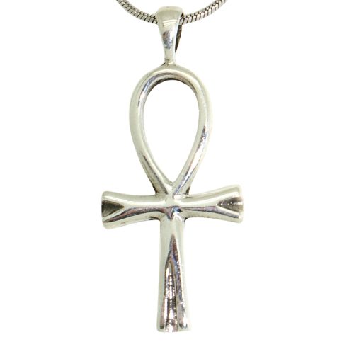 Silver pendant with Egyptian Ankh cross