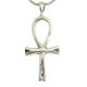 Silver pendant with Egyptian Ankh cross