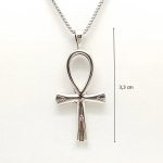 Silver pendant with Egyptian Ankh cross