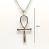 Silver pendant with Egyptian Ankh cross