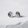 Yin Yang Silver earrings