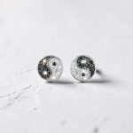 Yin Yang Silver earrings