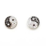 Yin Yang Silver earrings