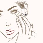 8 mm gray freshwater pearl earrings