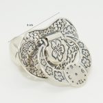 Baby gift: Silver pacifier with engravable surface