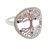 Silver ring with tree of life motif