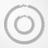 Ezüst ékszer szett collier nyakék és karkötő 