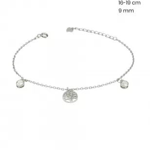 Silver Tree of Life Bracelet