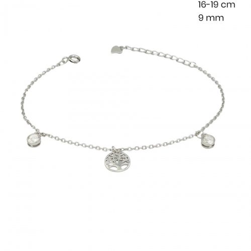 Silver Tree of Life Bracelet