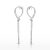 Silver drop / dangle earrings