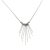 Silver decorative necklace
